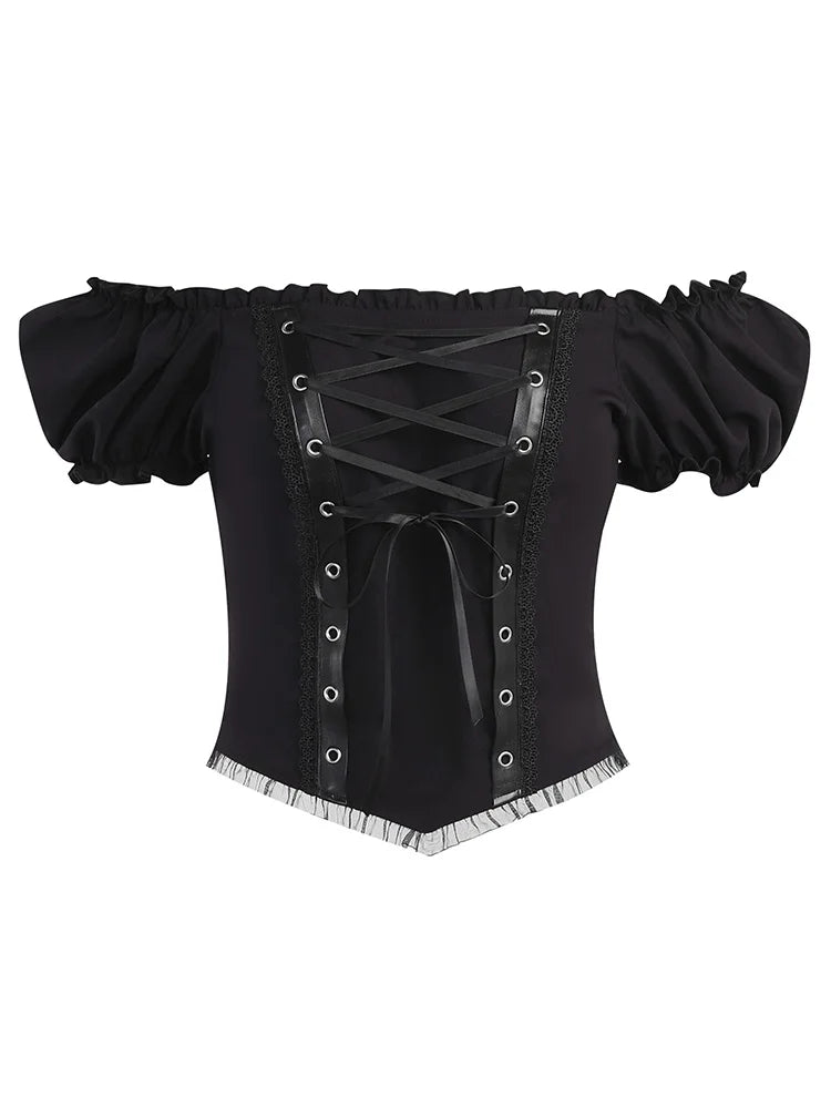 Coffin Lace Top