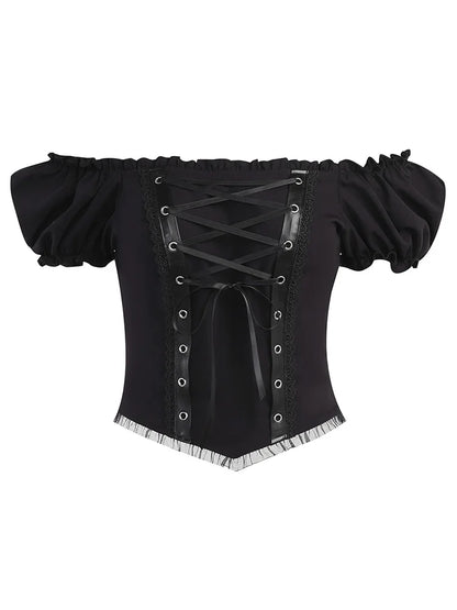 Coffin Lace Top