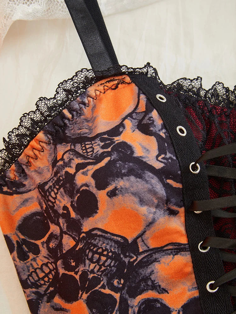 Scream Skeleton Bra