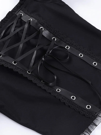 Coffin Lace Top